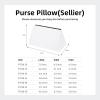 imageDGAZ Purse Pillow Shaper InsertLuxury Handbag Tote Shapers Memory Foam Fits Birkin 25303540 Bag White BK25 RetourneWhite