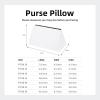 imageDGAZ Purse Pillow Shaper InsertLuxury Handbag Tote Shapers Memory Foam Fits Birkin 25303540 Bag White BK25 RetourneWhite