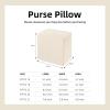 imageDGAZ Purse Pillow Shaper InsertLuxury Handbag Tote Shapers Memory Foam Fits picotin1822Bags Konjac purplePC18Craie