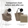 imageDGAZ Purse Pillow Shaper InsertLuxury Handbag Tote Shapers Memory Foam Fits picotin1822Bags Konjac purplePC18Gris Tourterelle