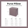 imageDGAZ Purse Pillow Shaper InsertLuxury Handbag Tote Shapers Memory Foam Fits picotin1822Bags Konjac purplePC18Konjac purple