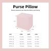imageDGAZ Purse Pillow Shaper InsertLuxury Handbag Tote Shapers Memory Foam Fits picotin1822Bags Konjac purplePC18Pink