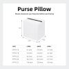 imageDGAZ Purse Pillow Shaper InsertLuxury Handbag Tote Shapers Memory Foam Fits picotin1822Bags Konjac purplePC18White