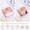 imageDGAZ Sanitary Napkin Storage Bag Period Bag for Teen Aged Girls Portable Period Bag for Panty LinersMenstrual CupSmall TamponsMini Makeup Bag for PurseAustere Red