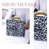 imageDGAZ Sanitary Napkin Storage Bag Period Bag for Teen Aged Girls Portable Period Bag for Panty LinersMenstrual CupSmall TamponsMini Makeup Bag for PurseLeopard D