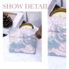 imageDGAZ Sanitary Napkin Storage Bag Period Bag for Teen Aged Girls Portable Period Bag for Panty LinersMenstrual CupSmall TamponsMini Makeup Bag for PurseSea and Waves