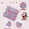 imageDGAZ Sanitary Napkin Storage Bag Period Bag for Teen Aged Girls Portable Period Bag for Panty LinersMenstrual CupSmall TamponsMini Makeup Bag for PurseCorn Poppy