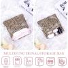 imageDGAZ Sanitary Napkin Storage Bag Period Bag for Teen Aged Girls Portable Period Bag for Panty LinersMenstrual CupSmall TamponsMini Makeup Bag for PurseLeopard C