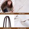 imageDGAZ Silk Designer Bags for Women Luxury Tote Bag with Zipper Large Shoulder Hobo BagsLeopard 2