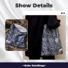 imageDGAZ Silk Designer Bags for Women Luxury Tote Bag with Zipper Large Shoulder Hobo BagsLeopard 3