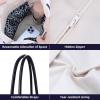 imageDGAZ Silk Designer Bags for Women Luxury Tote Bag with Zipper Large Shoulder Hobo BagsLeopard 3