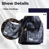 imageDGAZ Silk Designer Bags for Women Luxury Tote Bag with Zipper Large Shoulder Hobo BagsLeopard 3
