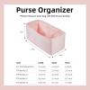 imageDGAZ Silk Purse Organizer Insert Fits Bolide 1923mini25273135Silky Smooth Bag OrganizerLuxury Handbag ampamp Tote ShaperBlackBolide25Pink