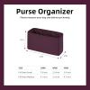 imageDGAZ Silk Purse Organizer Insert Fits Chanel Diana bagSilky Smooth Bag OrganizerLuxury Handbag ampamp Tote ShaperBlackSmallFuchsia