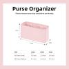 imageDGAZ Silk Purse Organizer Insert Fits Chanel Diana bagSilky Smooth Bag OrganizerLuxury Handbag ampamp Tote ShaperBlackSmallPink