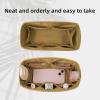 imageDGAZ Silk Purse Organizer Insert Fits Dior Toujours BagsSilky Smooth Bag OrganizerLuxury Handbag ampamp Tote ShaperBiscuitToujours SBiscuit
