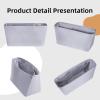imageDGAZ Silk Purse Organizer Insert Fits GYARD AnjouArtoisStaint Louis bagSilky Smooth Bag OrganizerLuxury Handbag ampamp Tote ShaperBambouAnjouMiniBeton