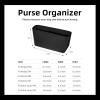 imageDGAZ Silk Purse Organizer Insert Fits GYARD AnjouArtoisStaint Louis bagSilky Smooth Bag OrganizerLuxury Handbag ampamp Tote ShaperBambouAnjouMiniBlack