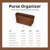 imageDGAZ Silk Purse Organizer Insert Fits GYARD AnjouArtoisStaint Louis bagSilky Smooth Bag OrganizerLuxury Handbag ampamp Tote ShaperBambouAnjouMiniGold