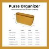 imageDGAZ Silk Purse Organizer Insert Fits GYARD AnjouArtoisStaint Louis bagSilky Smooth Bag OrganizerLuxury Handbag ampamp Tote ShaperBambouAnjouMiniJaune amber