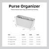 imageDGAZ Silk Purse Organizer Insert Fits GYARD Saigon BagsSilky Smooth Bag OrganizerLuxury Handbag ampamp Tote ShaperBambouSmallBeton