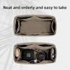 imageDGAZ Silk Purse Organizer Insert Fits Halzan mini202531Silky Smooth Bag OrganizerLuxury Handbag ampamp Tote ShaperCraieHalzan mini20Gris Tourterelle