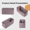 imageDGAZ Silk Purse Organizer Insert Fits Halzan mini202531Silky Smooth Bag OrganizerLuxury Handbag ampamp Tote ShaperCraieHalzan mini20Konjac Purple
