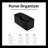 imageDGAZ Silk Purse Organizer Insert Fits Hermes Herbag 313950 Bags Luxury Handbag ampamp Tote Organiser Simplicity bag insertCraieH39Black