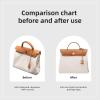 imageDGAZ Silk Purse Organizer Insert Fits Hermes Herbag 313950 Bags Luxury Handbag ampamp Tote Organiser Simplicity bag insertCraieH39Craie