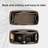 imageDGAZ Silk Purse Organizer Insert Fits Hermes Herbag 313950 Bags Luxury Handbag ampamp Tote Organiser Simplicity bag insertCraieH39Custom