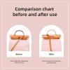 imageDGAZ Silk Purse Organizer Insert Fits Hermes Herbag 313950 Bags Luxury Handbag ampamp Tote Organiser Simplicity bag insertCraieH39Pink