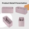 imageDGAZ Silk Purse Organizer Insert Fits Hermes Jypsiere Bags Silky Smooth Bag OrganizerLuxury Handbag ampamp Tote ShaperBetonJypsiere 28Mauve Pale