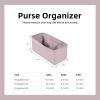 imageDGAZ Silk Purse Organizer Insert Fits Hermes Jypsiere Bags Silky Smooth Bag OrganizerLuxury Handbag ampamp Tote ShaperBetonJypsiere 28Mauve Pale
