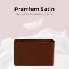imageDGAZ Silk Purse Organizer Insert Fits Hermes So Kelly Bags Silky Smooth Bag OrganizerLuxury Handbag ampamp Tote ShaperBlackSo kelly22Gold