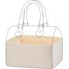 imageDGAZ Silk Purse Organizer Insert Fits LV Speedy 162025303545 bagsSilky Smooth Bag OrganizerLuxury Handbag ampamp Tote ShaperGoldSP20Craie
