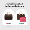 imageDGAZ Silk Purse Organizer Insert Fits LV Speedy 162025303545 bagsSilky Smooth Bag OrganizerLuxury Handbag ampamp Tote ShaperGoldSP20Rose lipstick
