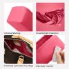 imageDGAZ Silk Purse Organizer Insert Fits LV Speedy 162025303545 bagsSilky Smooth Bag OrganizerLuxury Handbag ampamp Tote ShaperGoldSP20Rose lipstick