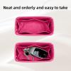 imageDGAZ Silk Purse Organizer Insert Fits LV Speedy 162025303545 bagsSilky Smooth Bag OrganizerLuxury Handbag ampamp Tote ShaperGoldSP20Rose pourpre