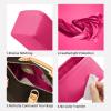 imageDGAZ Silk Purse Organizer Insert Fits LV Speedy 162025303545 bagsSilky Smooth Bag OrganizerLuxury Handbag ampamp Tote ShaperGoldSP20Rose pourpre