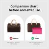imageDGAZ Silk Purse Organizer Insert Fits LV Speedy 162025303545 bagsSilky Smooth Bag OrganizerLuxury Handbag ampamp Tote ShaperGoldSP20Rose pourpre