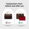 imageDGAZ Silk Purse Organizer Insert Fits LV Speedy 162025303545 bagsSilky Smooth Bag OrganizerLuxury Handbag ampamp Tote ShaperGoldSP20Wine Red