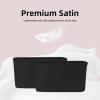 imageDGAZ Silk Purse Organizer Insert Fits Roulis 1823 BagSilky Smooth Bag OrganizerLuxury Handbag ampamp Tote ShaperBlackRoulis18Black