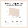 imageDGAZ Silk Purse Organizer Insert Fits Roulis 1823 BagSilky Smooth Bag OrganizerLuxury Handbag ampamp Tote ShaperBlackRoulis18Craie