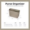 imageDGAZ Silk Purse Organizer Insert For Celine Triomphe Canvas BagsSilky Smooth Bag OrganizerLuxury Handbag ampamp Tote ShaperGoldSmallGris tourterelle