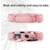 imageDGAZ Silk Purse Organizer Insert For Celine Triomphe Canvas BagsSilky Smooth Bag OrganizerLuxury Handbag ampamp Tote ShaperGoldSmallPink
