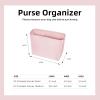 imageDGAZ Silk Purse Organizer Insert For Celine Triomphe Canvas BagsSilky Smooth Bag OrganizerLuxury Handbag ampamp Tote ShaperGoldSmallPink