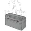 imageDGAZ Silk Purse Organizer Insert For Dior Book Tote miniSMLSilky Smooth Bag OrganizerLuxury Handbag ampamp Tote ShaperTreasure blueBTMiniPearl gray