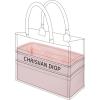 imageDGAZ Silk Purse Organizer Insert For Dior Book Tote miniSMLSilky Smooth Bag OrganizerLuxury Handbag ampamp Tote ShaperTreasure blueBTMiniPink
