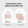 imageDGAZ Silk Purse Organizer Insert For Dior Book Tote miniSMLSilky Smooth Bag OrganizerLuxury Handbag ampamp Tote ShaperTreasure blueBTMiniPink