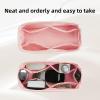 imageDGAZ Silk Purse Organizer Insert For Dior Book Tote miniSMLSilky Smooth Bag OrganizerLuxury Handbag ampamp Tote ShaperTreasure blueBTMiniPink